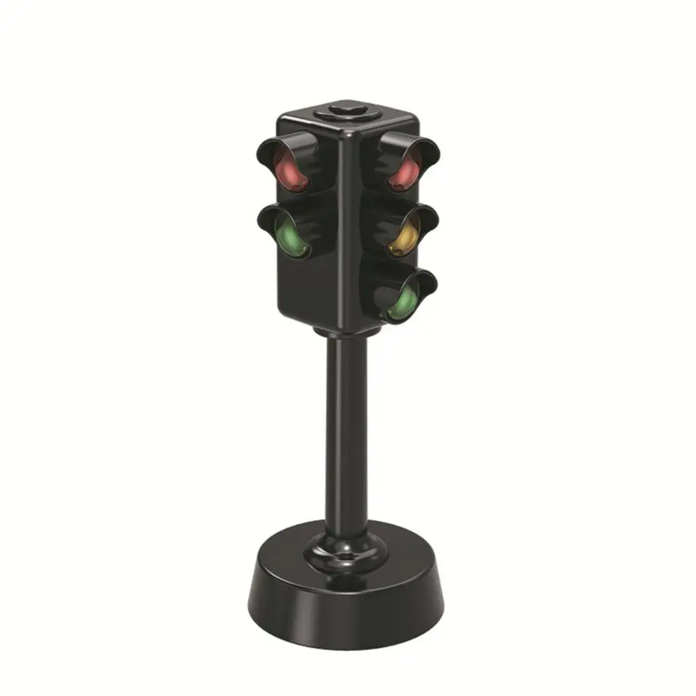 Plastic Traffic Light Model Acousto Optic System LED Model Road Light Early Educational Mini Traffic Light Toys Kindergarten