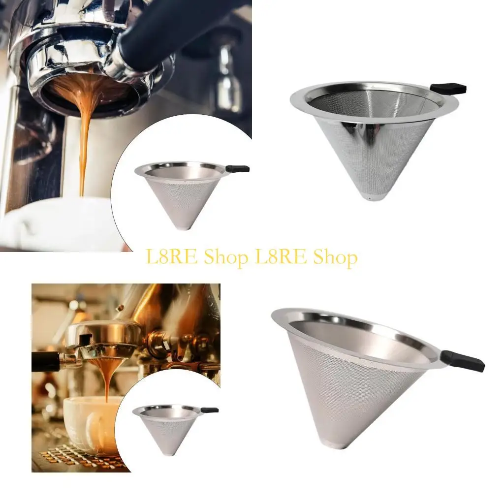 L8RE из нержавеющей стали кофе капля капля кофеварка из нержавеющей стали Cup Cup Ручной кофейный фильтр для домашнего