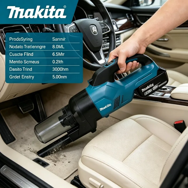 

Makita Household Industrial Efficient Portable Cordless Clean Tools For Makita 18V Battery Electric Vacuum Cleaner Construction