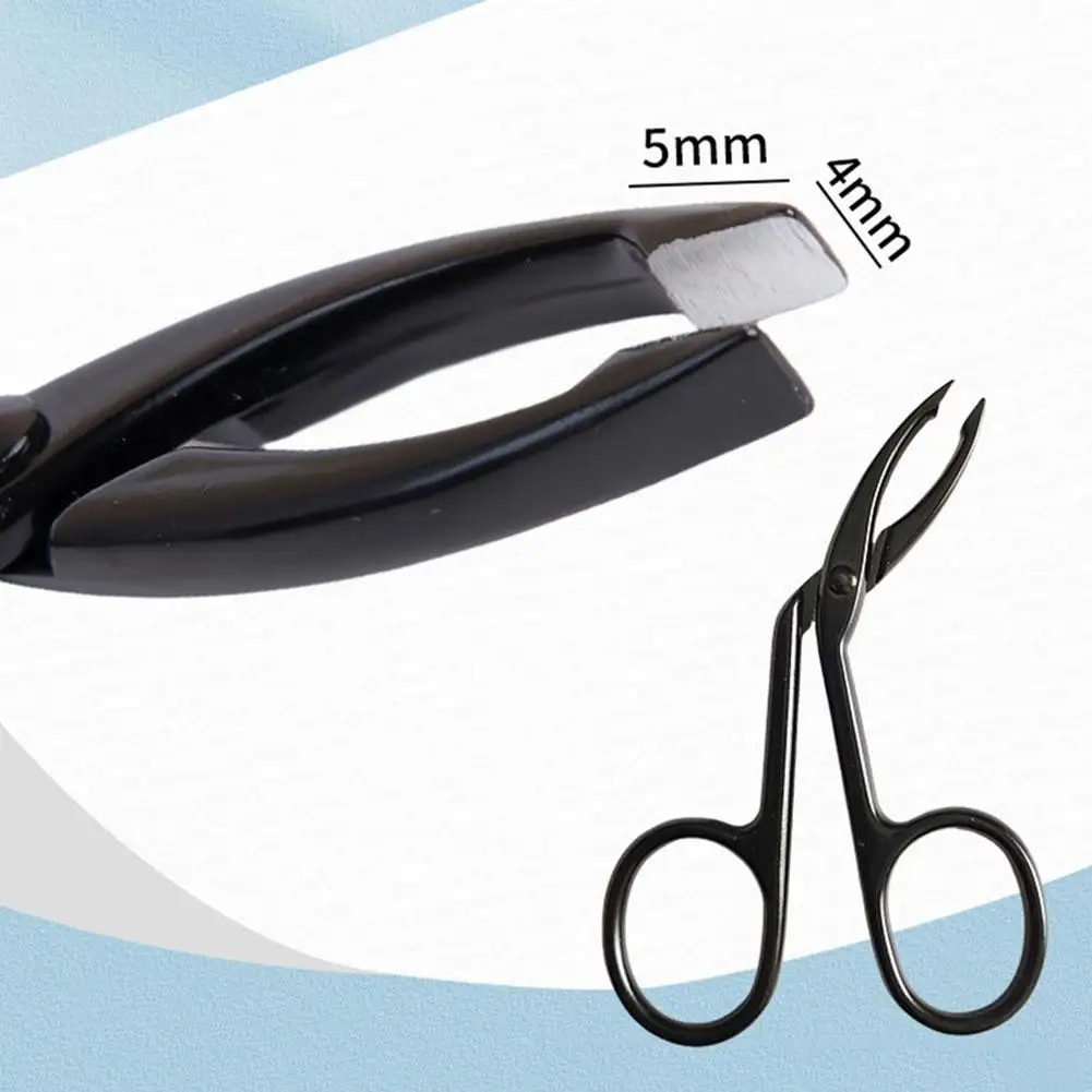 مقص على شكل ملاقط الحاجب شقة رئيس الملقط المائل رئيس الملقط مقص مقبض الملقط أدوات إصلاح الحاجب