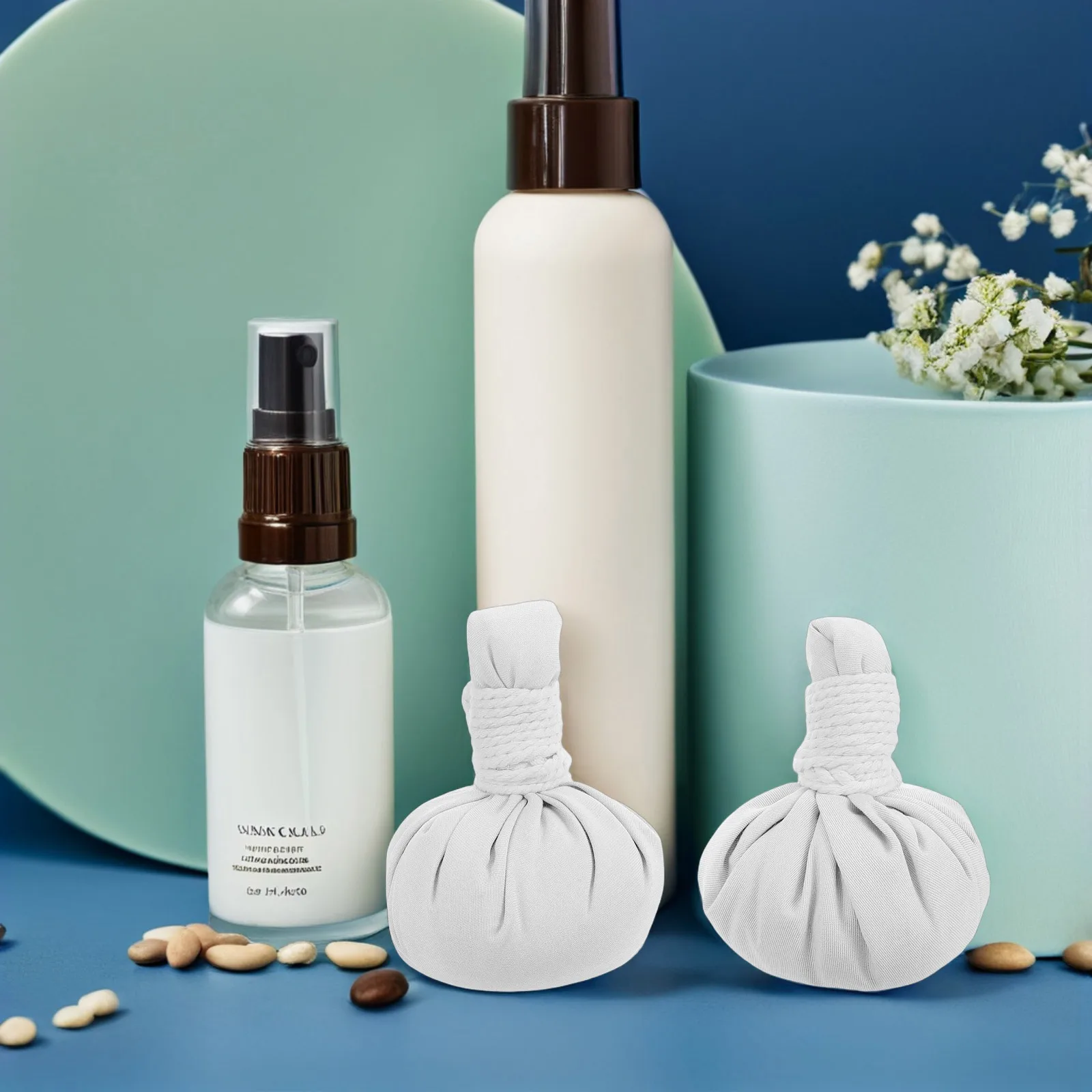 

2 шт., тайские травяные спа-массажные шарики, горячий компресс, ароматерапия, релаксация мышц, устройство для прижигания, травяная птичка