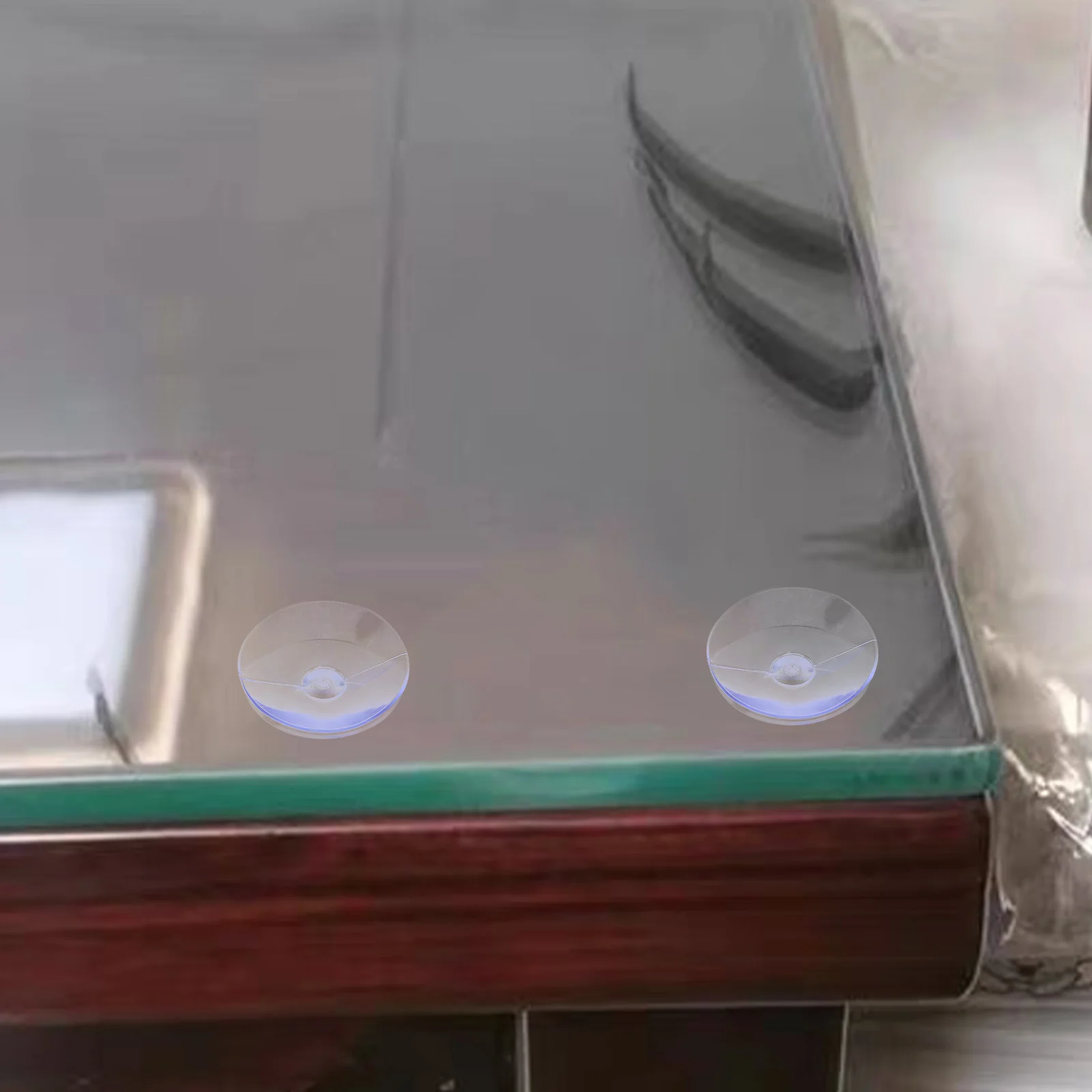 

100Pcs Suction Cup Hooks for Glass Windows Double-Sided Small Sucker Pads Non-Punching Reusable Strong Load-Bearing Hangers