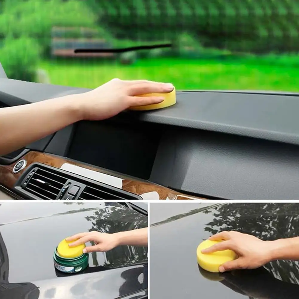 Lightweight Car Cleaning Sponge Hand Tool Durable Wax Applicator Cleaning Detailing Pad  Easy to Apply Waxing Sponge for Car