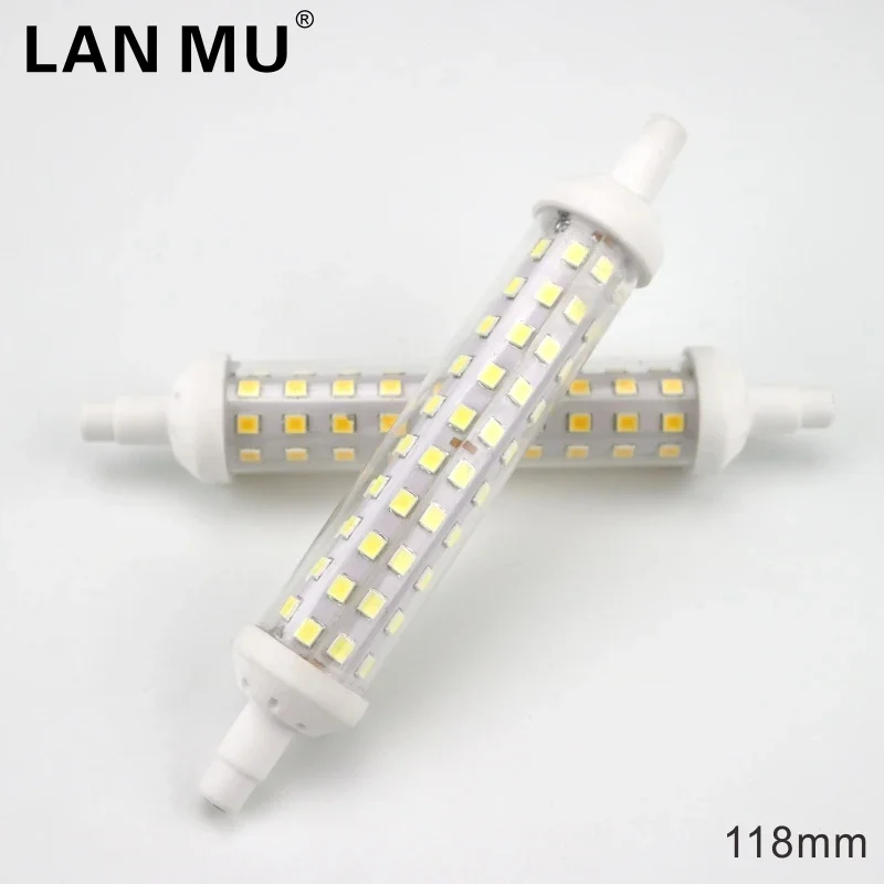 R7s LED 78mm 118mm 135mm Bóng Đèn LED 6W 9W 12W SMD 2835 Lampada đèn Led 220V-240V AC Thay Thế Halogen Đèn Pha