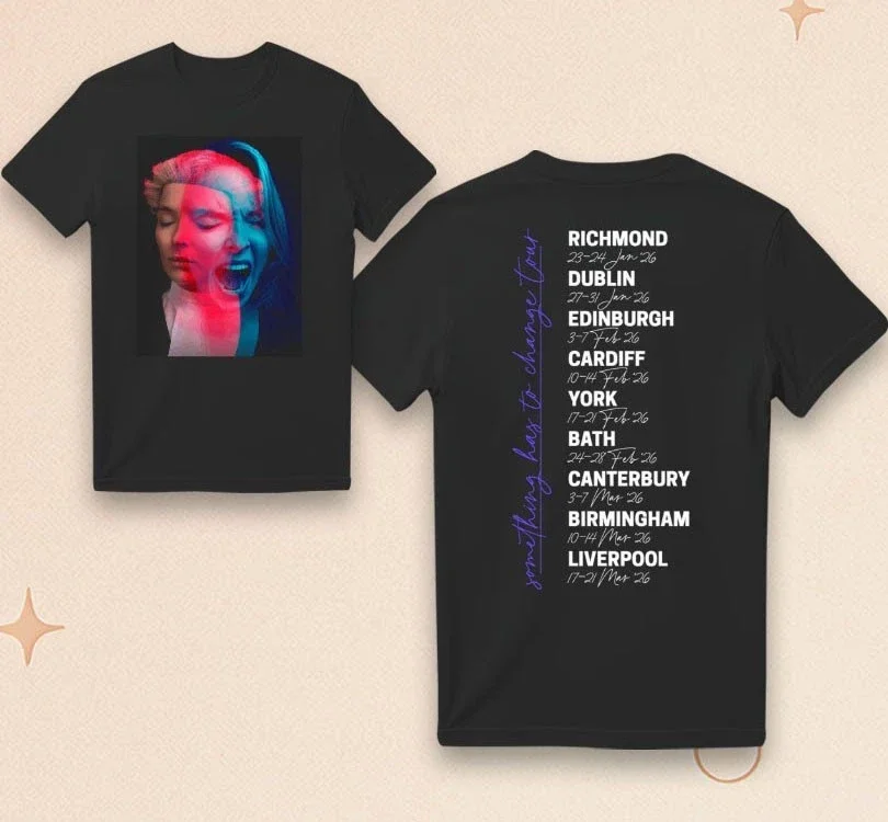Camiseta de Algodón Puro Prima Facie 2026 Tour Performance, Regalo para Fans, Cómoda, Transpirable, de Alta Calidad, Estilo Y2K