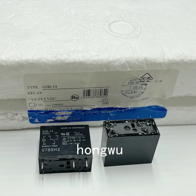 100% Original New 1PCS  G2R-14-5VDC  relay  10A 5pins