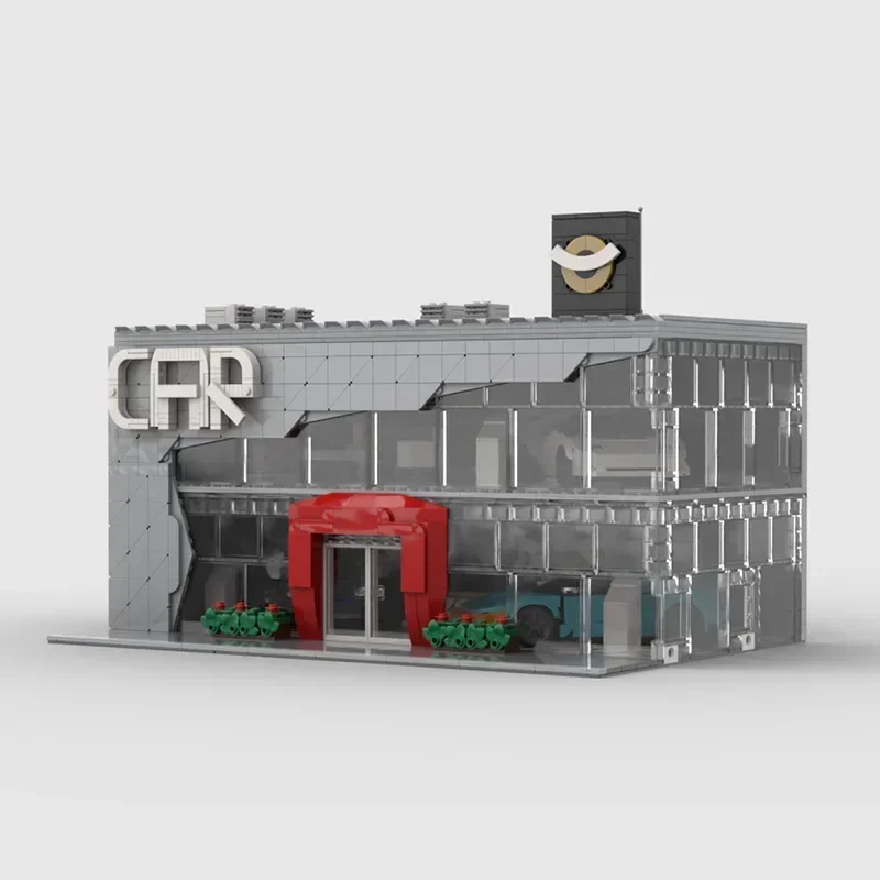 Modular Building Bricks of Street View, Supercar Modular, Exhibition Hall, Technology Blocks, Brinquedos de Natal, DIY Sets, Assembly Presentes