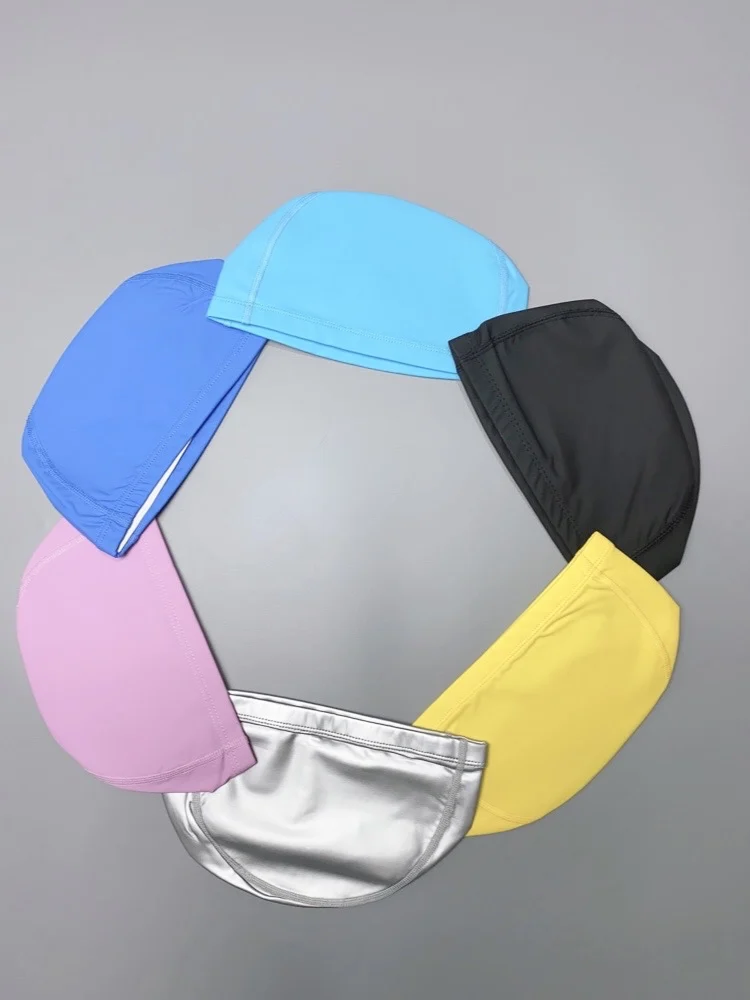 

Однотонная шапочка для плавания с полиуретановым покрытием, водонепроницаемая, мужская, удобная, термостойкая, с защитой ушей, не давит на голову