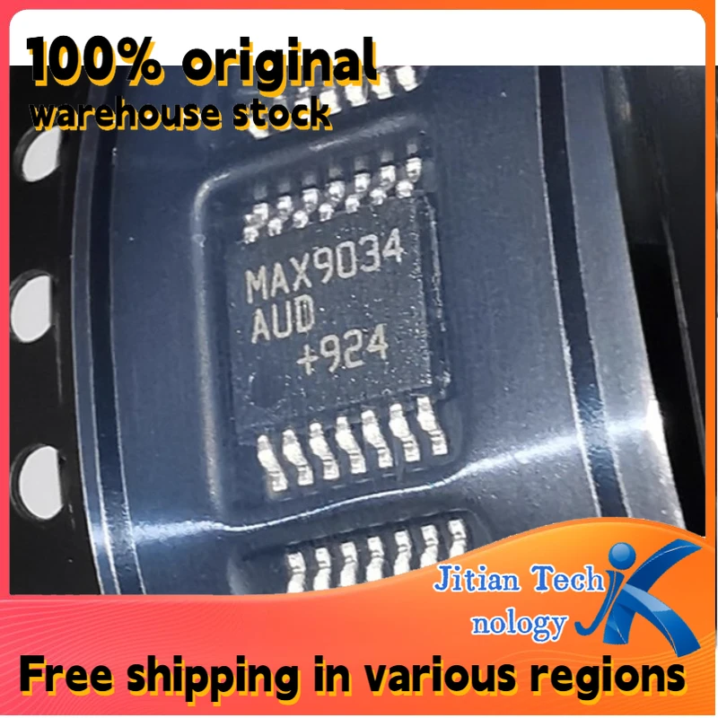 100% original inventory 10PCS MAX9034AUD MAX9034 TSSOP-14 Analog comparator IC chip Channel direct sales