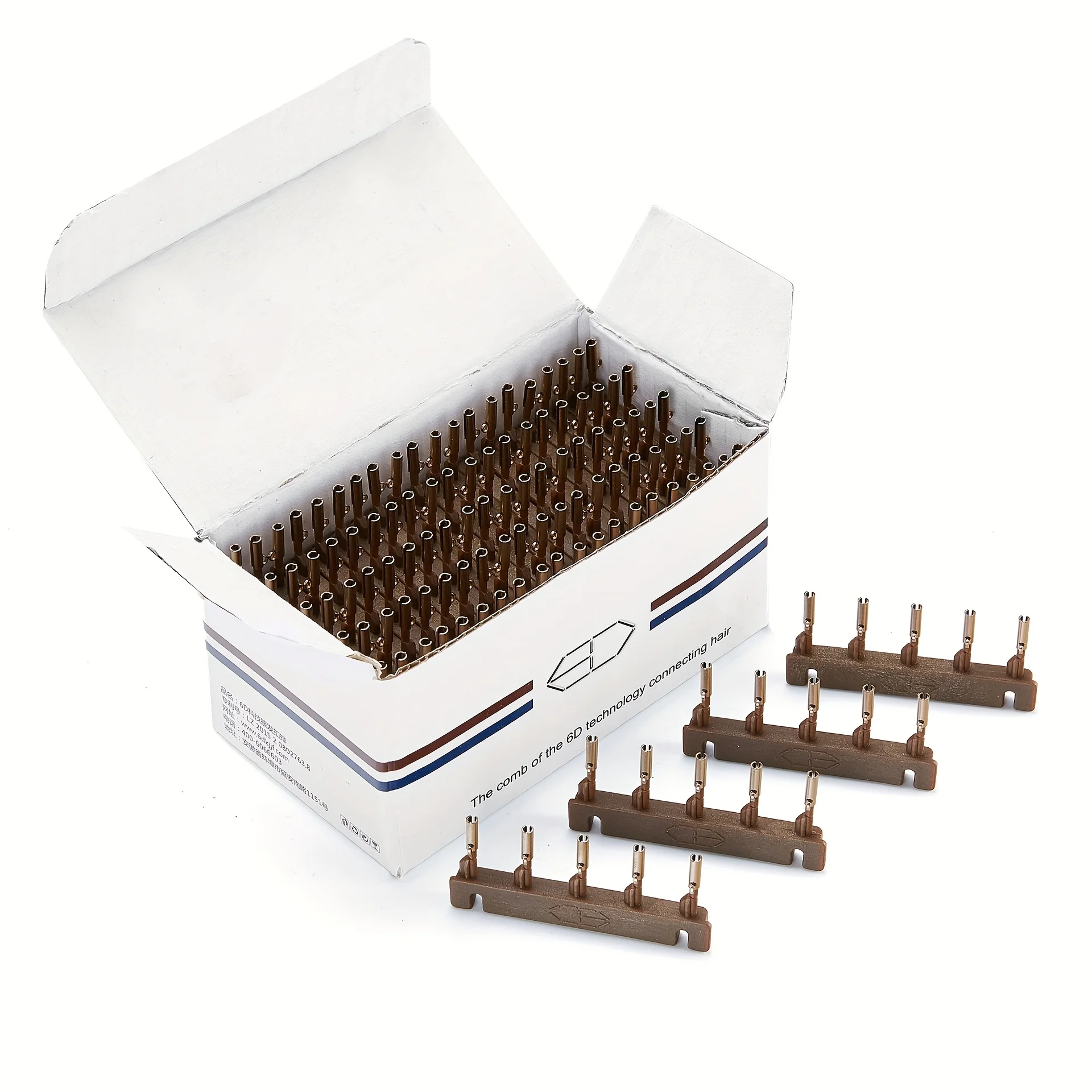 Máquina de extensión de cabello 6D, herramienta de extensión de cabello sin marcas de operación rápida de segunda generación, cinco cachos más rápidos en una fila