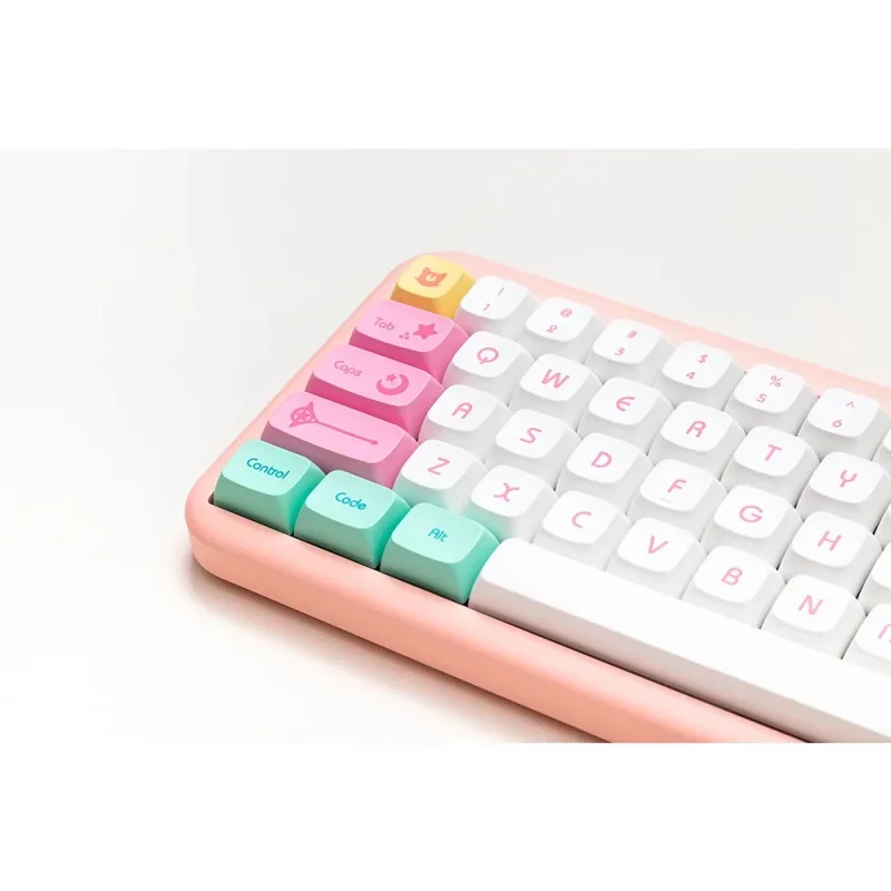 كيكابس أنيمي لطيف ، XDA الشخصي ، صبغ التسامي PBT Keycap ، 143 مفاتيح