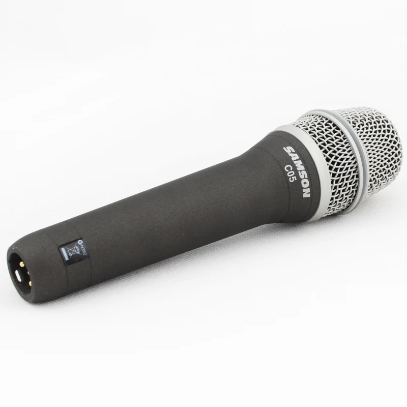 Samson C05 CL handheld condenser microphone cardioid pickup condenser mic with XLR connection and 48v phantom power for studio