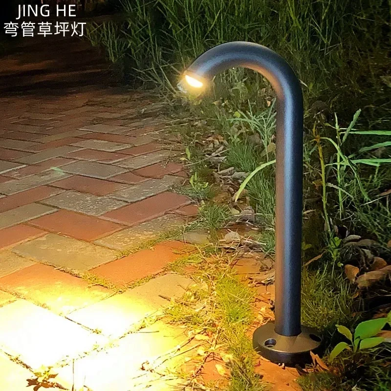 Lawn lamp outdoor waterproof courtyard home villa garden electricity lawn floor lamp