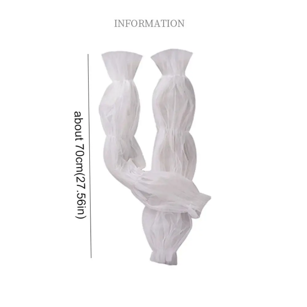 

Sweet Lace Mesh Wedding Arm Sleeves Bubble Sleeves Long Gloves Bubble Sleeves Puff Sleeves Fake Sleeves Sunscreen Cover