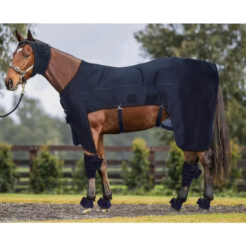 High-quality Red Light Equestrian Body Therapy Blanket Equine Rug Equipment  Horse Racing Use for Horse Care