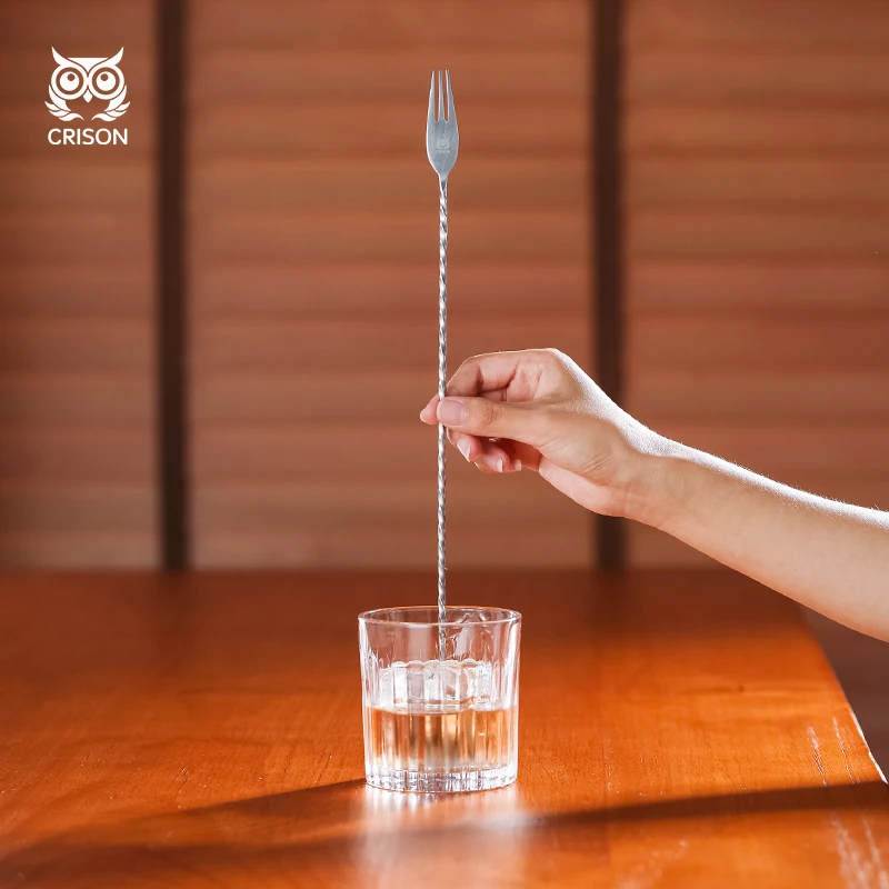 CRISON Fine Thread Bartender Bar Spoon/Cocktail stirrer