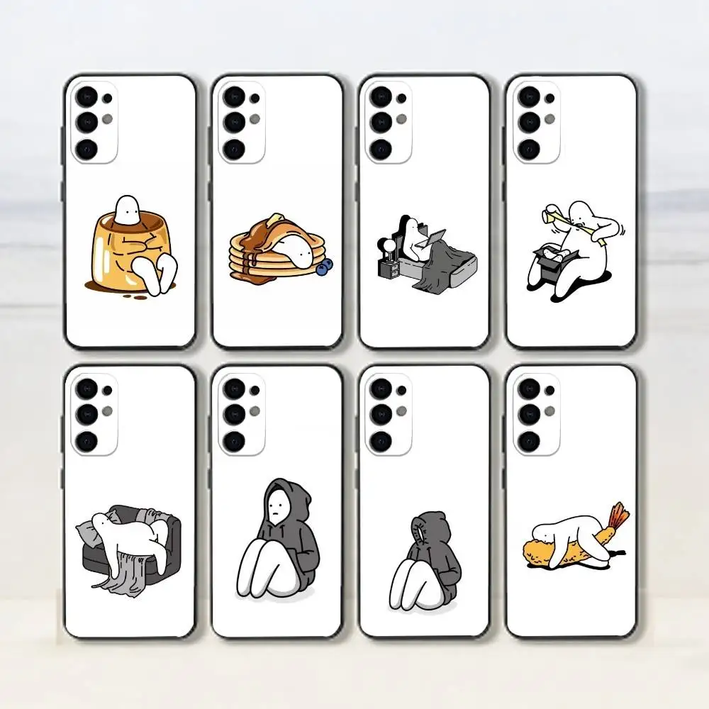 Cartoon-Tough-cute-J-Joguman   Phone Case Black Silicone Soft For Samsung S25,S24,S21,S22,S23,S30,Ultra,S20,Plus,Fe,Lite