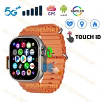 S10 Ultra 3 MAX Android 4G Smartwatch 2.29inch Touch ID Amoled Smart Watches Men Women With Rotary Camera NFC GPS WIFI Compass