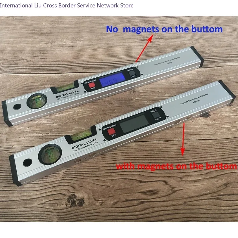 400mm Digital Level Protractor Angle Finder Inclinometer electronic360 degree with/without Magnets Level angle slope test Ruler