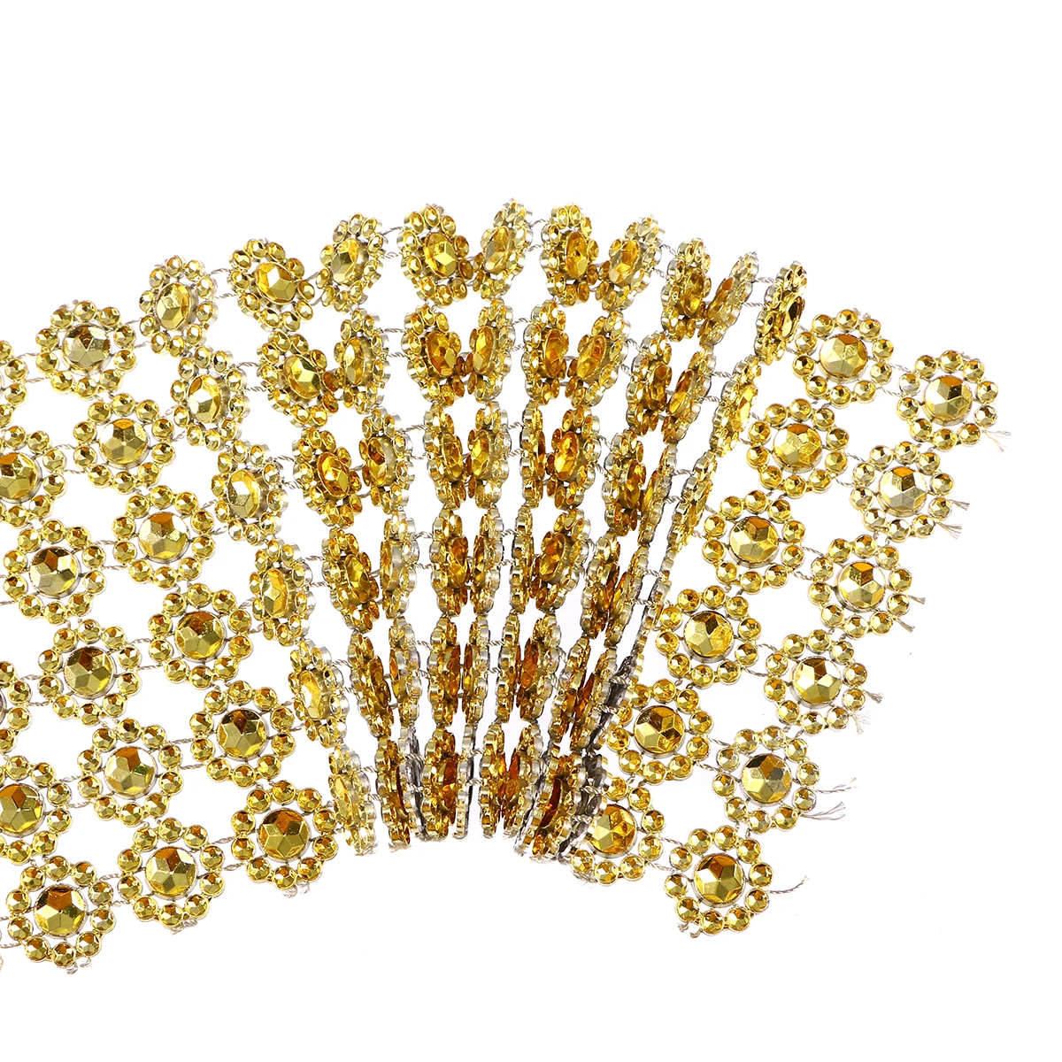 

10Yard Hollow Crystal Ribbon Mesh Wrap for Vase Decoration Party Supplies Rhinestone Wedding Bouquet C les Vases s Chairs