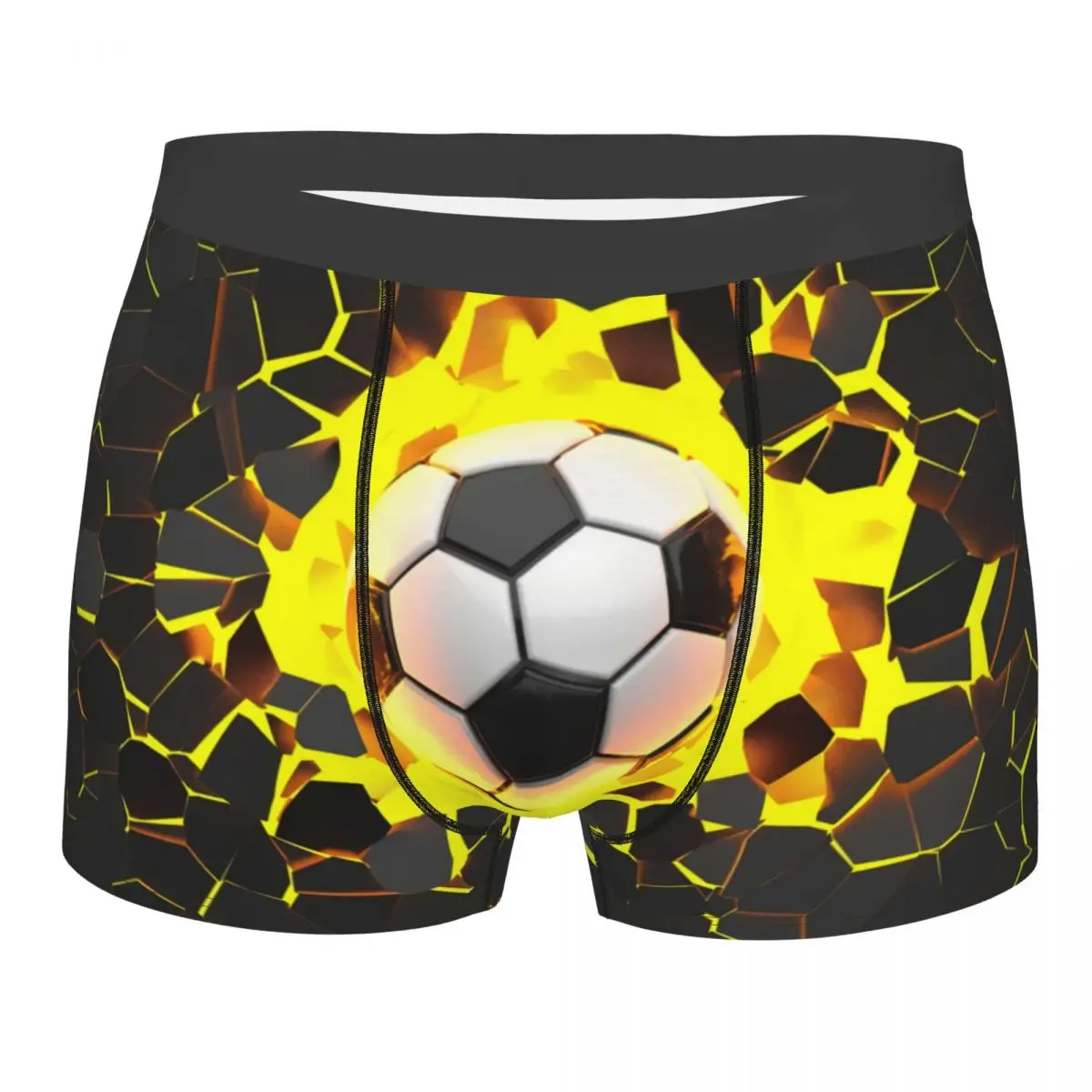 Custom Soccer Balls Lover Football Boxers Shorts Mens Sports Gift Briefs Underwear Cool Underpants