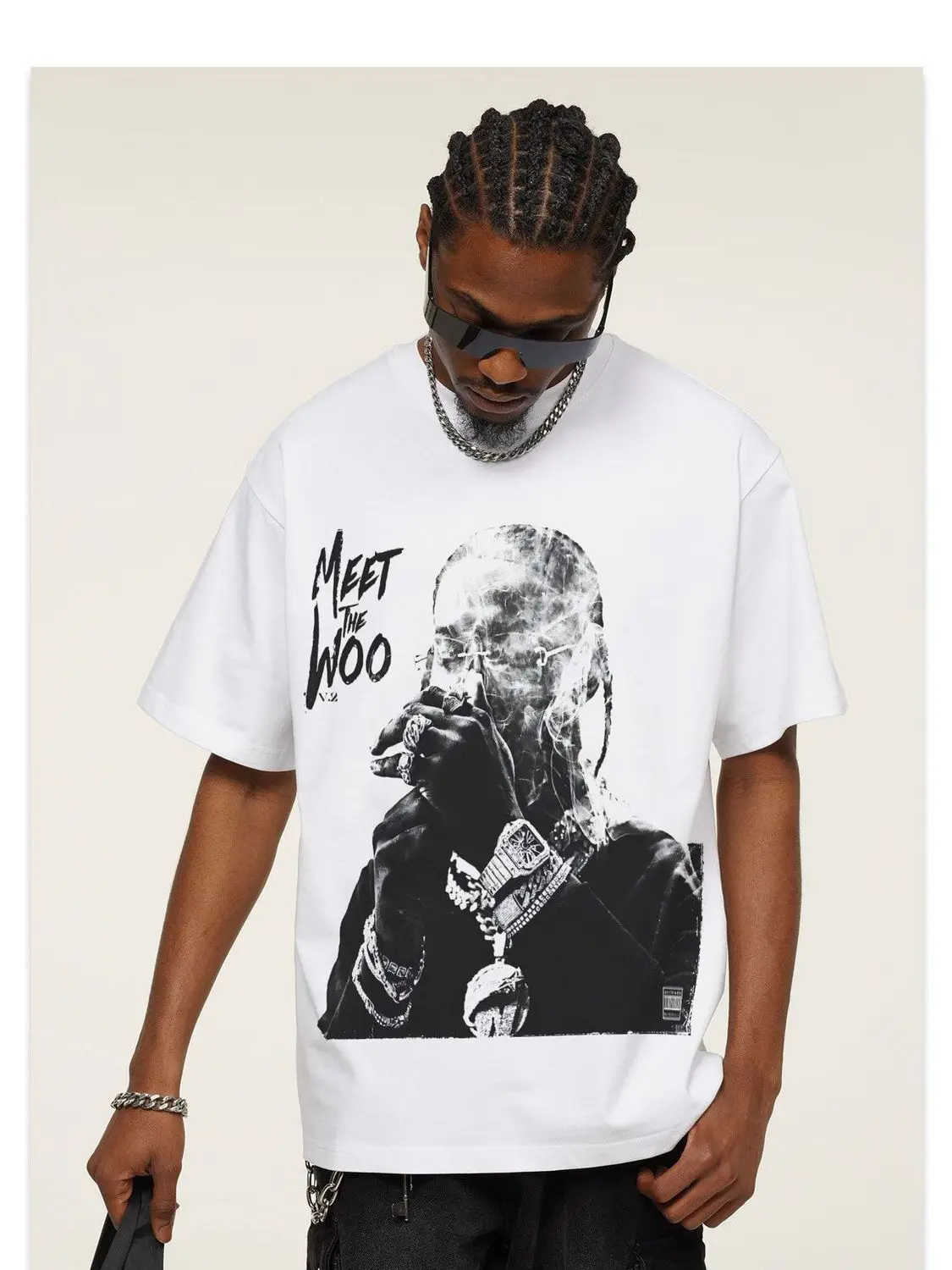 

Американская тяжелая трансграничная футболка в стиле ретро с летним принтом, модные брендовые бестселлеры, топы с короткими рукавами и короткими рукавами