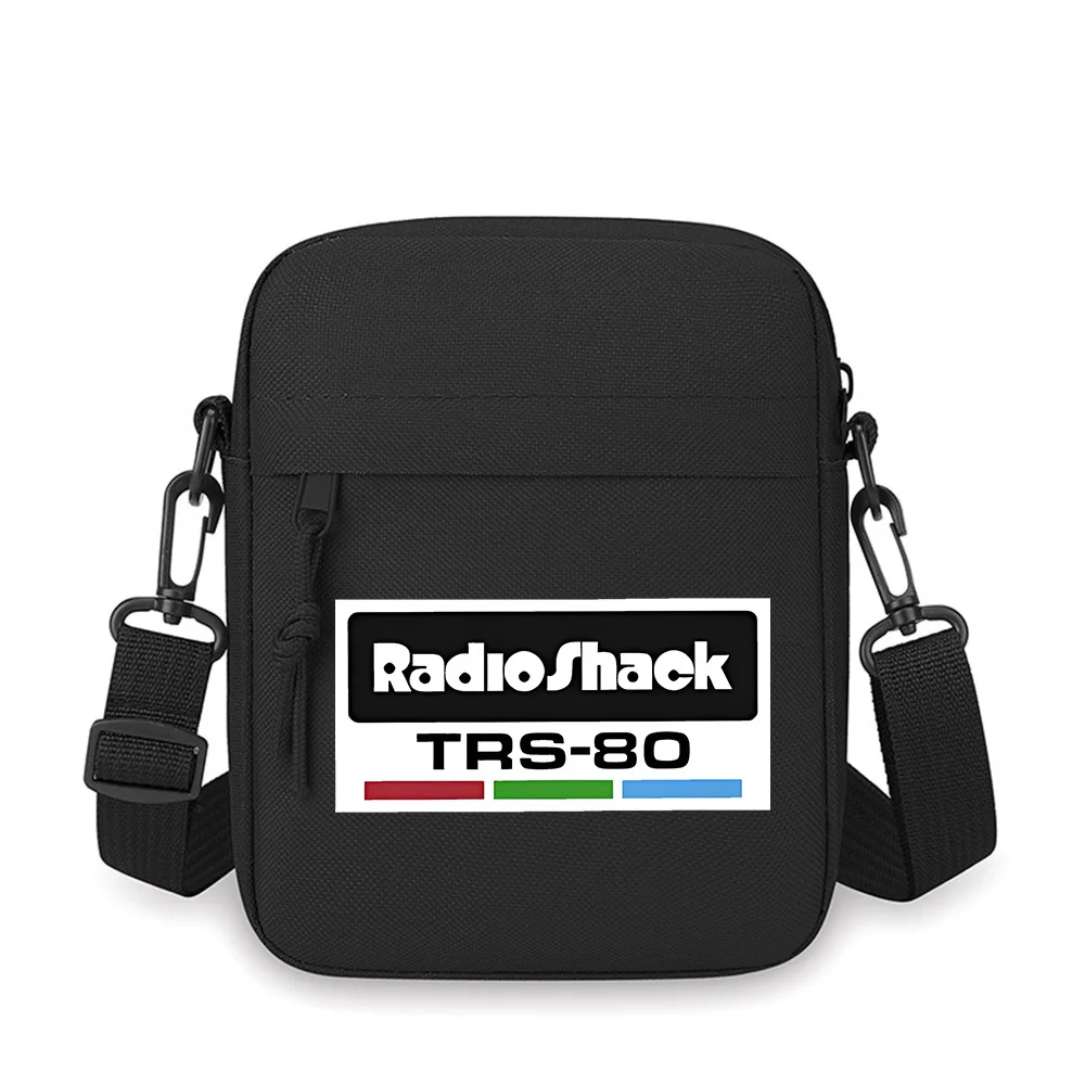 

RadioShack TRS-80 retro design Men Crossbody Bag Single Shoulder Women Cartoon Anime Film Printing Design Unisex