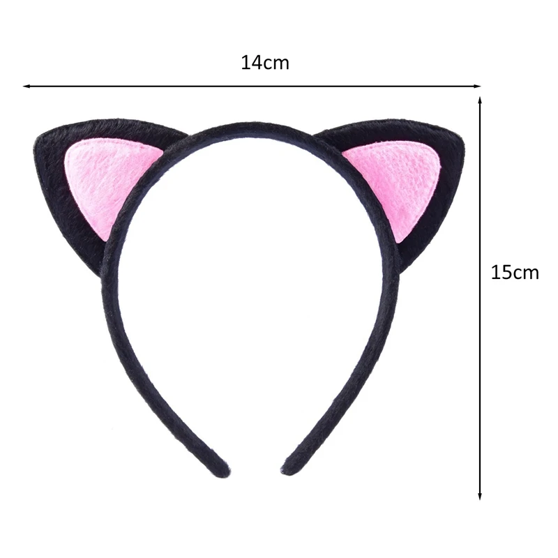 귀여운 고양이 귀 머리띠, 고양이 귀 머리 버클, 만화 머리띠