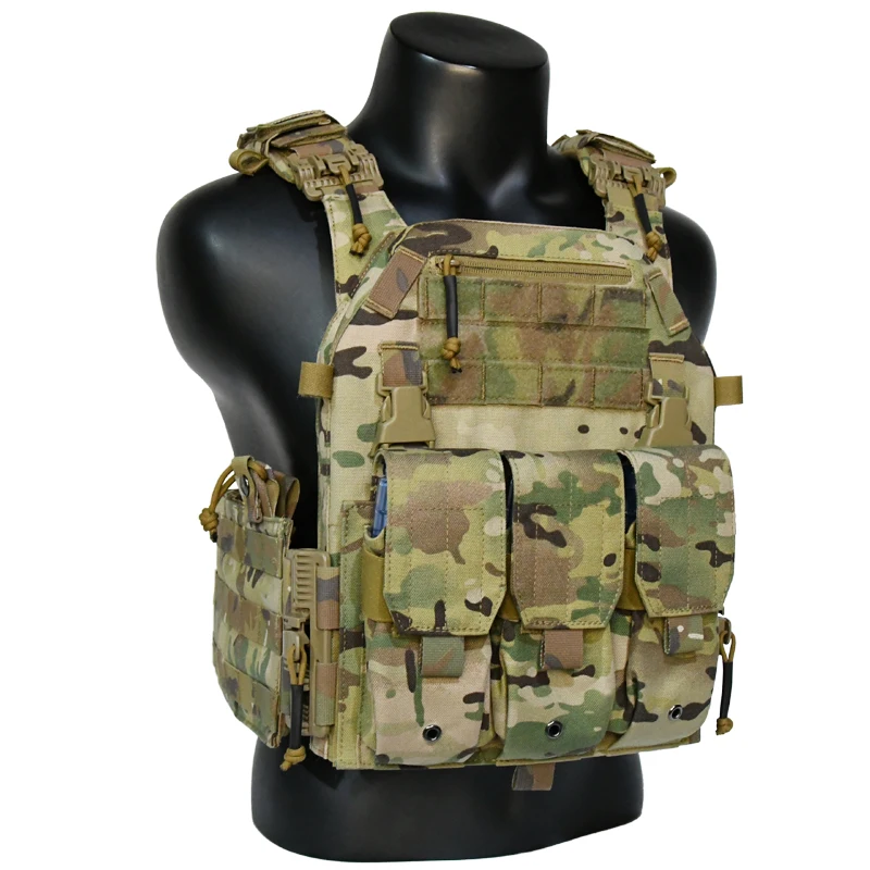 EMERSONGEARS 1000D Nylon Fabric Quick Releaseable  6094K tactical vest with Triple magazine pouch