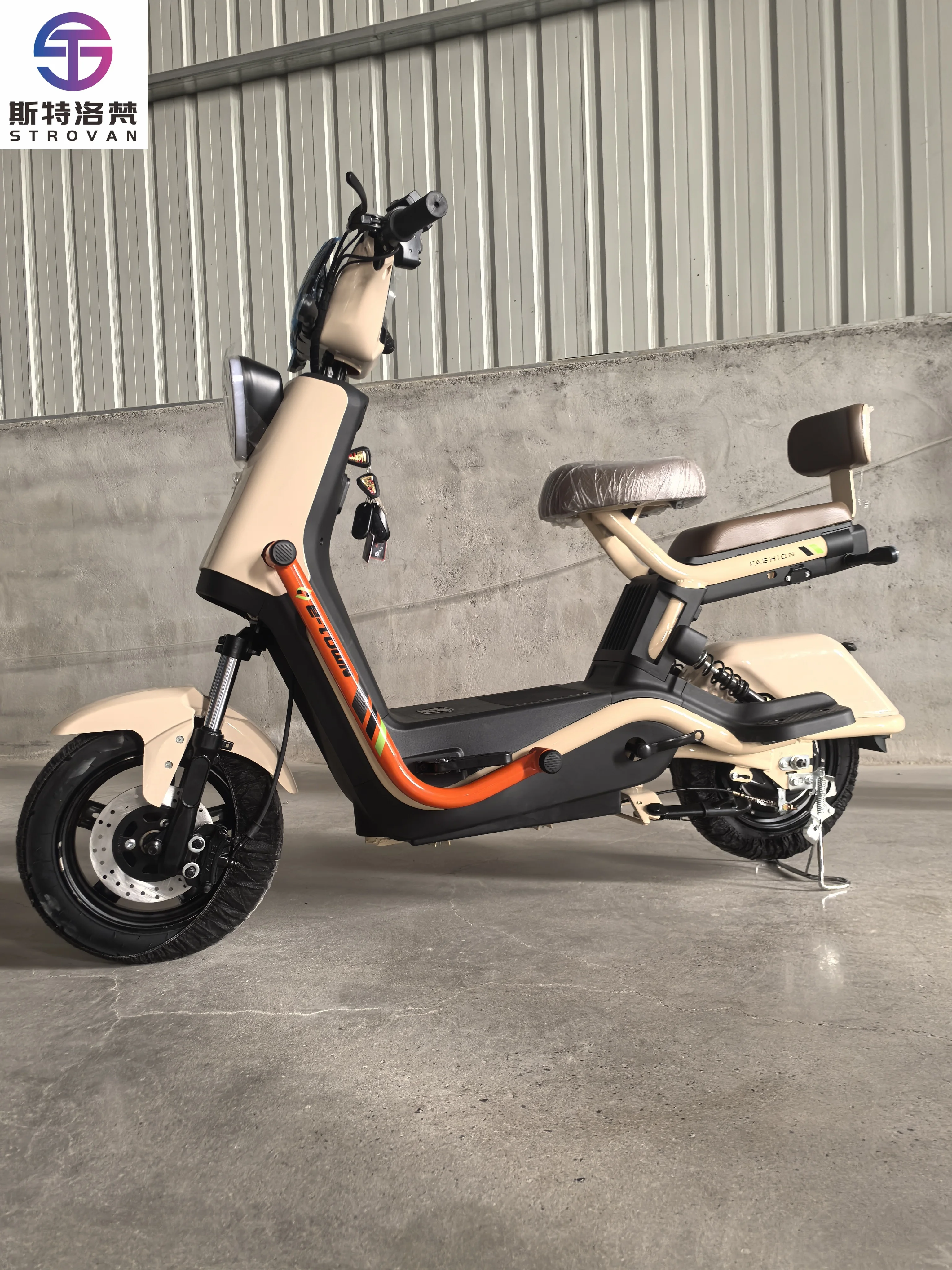 Electric City Bike Scooter Front Disc Brake Long Range Hot Sale Big Power-assisted Bicycle  for Adults