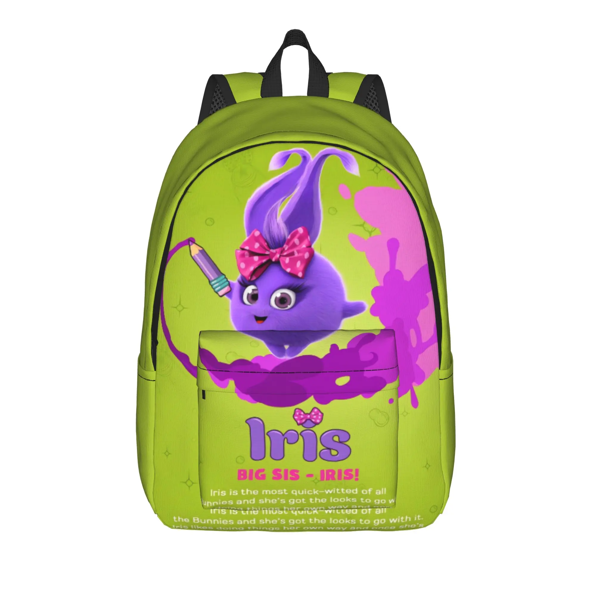 Sunny Bunnies Anime Backpack  Travel Backpacks Women Men Custom Print High School Bags Funny Rucksack