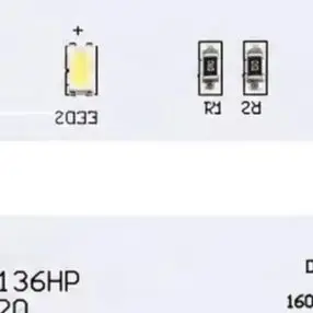 DA41-0000519P LED Refrigerator Light Compatible With Samsung= RS5555K4000SA, Bright Energy-Saving Replacement Lamp Panel