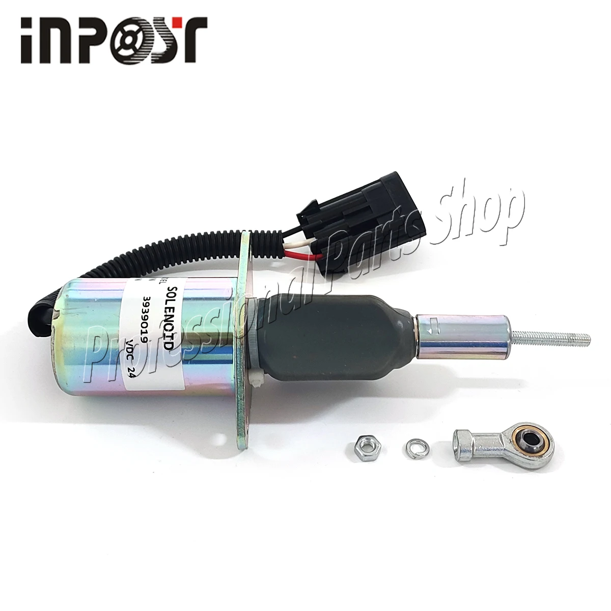 3939019   Elettrovalvola di arresto carburante 24V per motore Cummins Hyundai