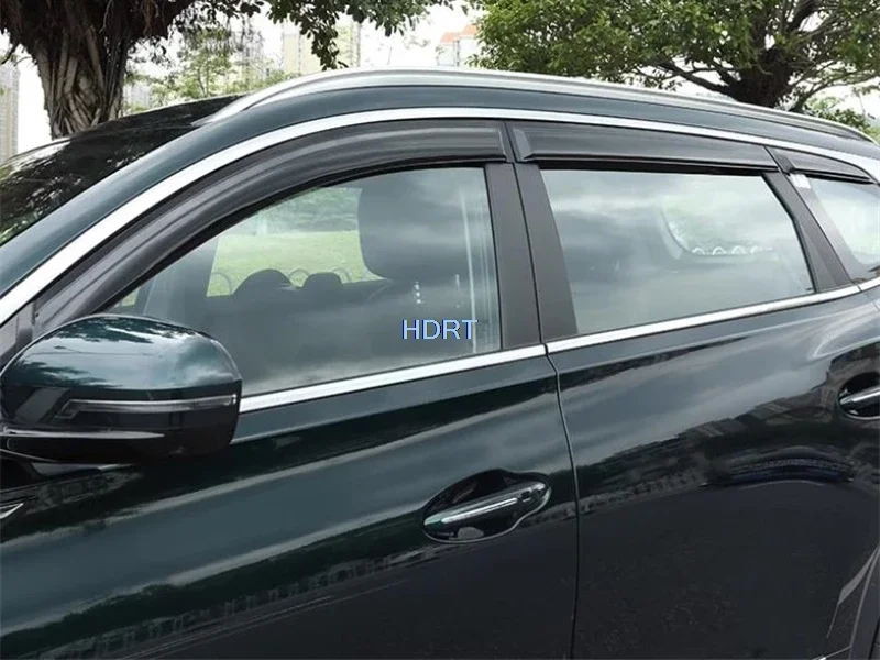 

For Chery Tiggo 8 Pro 2025 Side Window Visor Deflector Sun Rain Shelter Shade Awning Weather Shield Car Styling Accessories