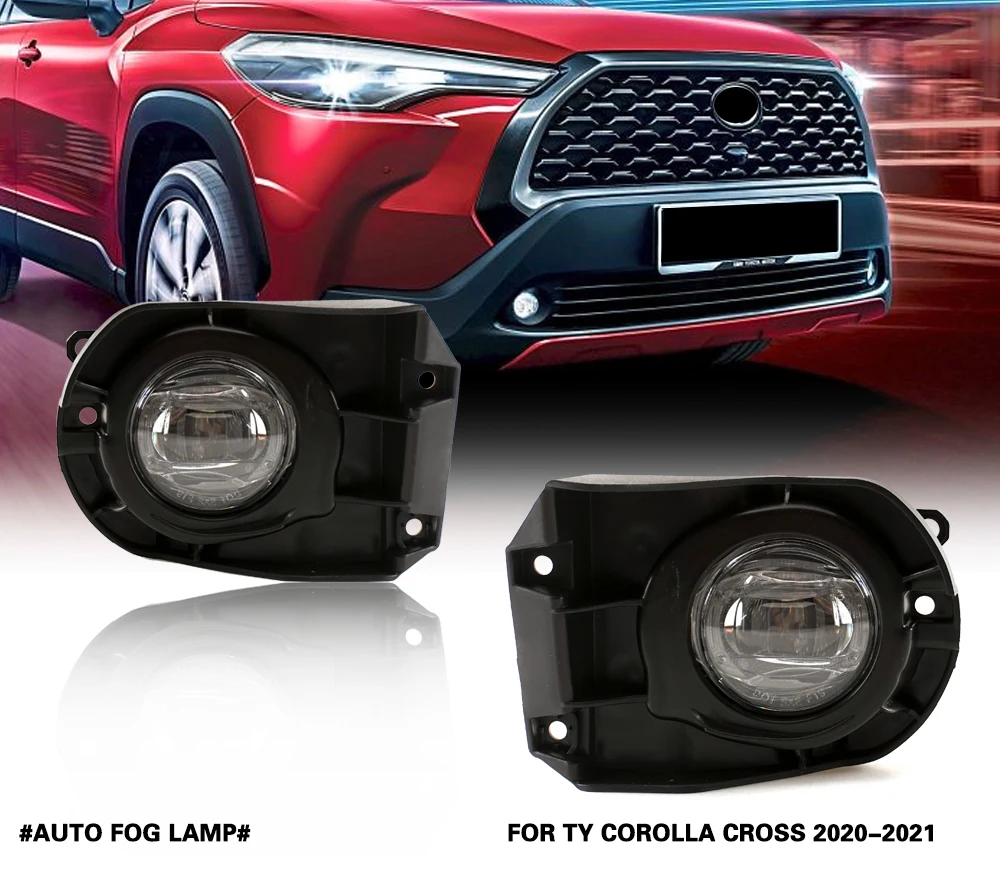 

DLAA LED DRL FOR Toyota COROLLA CROSS 2020-2021 aytime Running Lights Headlights White Signal Light Wire Harness