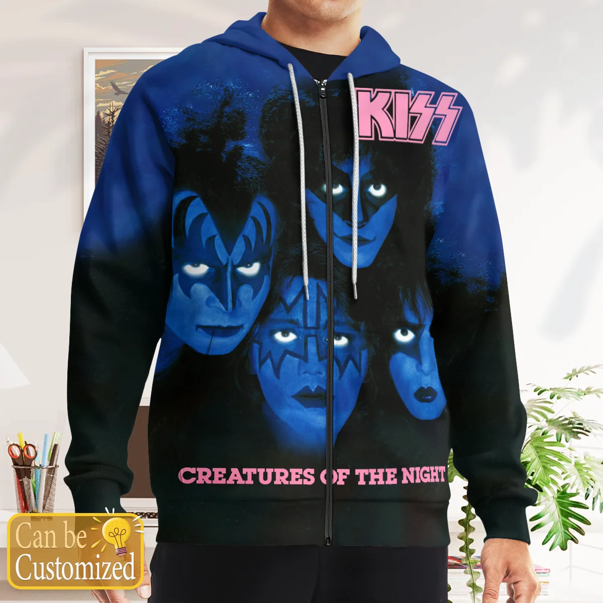 Chaqueta con estampado de Rock Kiss Band 3 para hombre y mujer, ropa de calle informal, sudaderas con capucha de Hip Hop, ropa Hipster, 2023