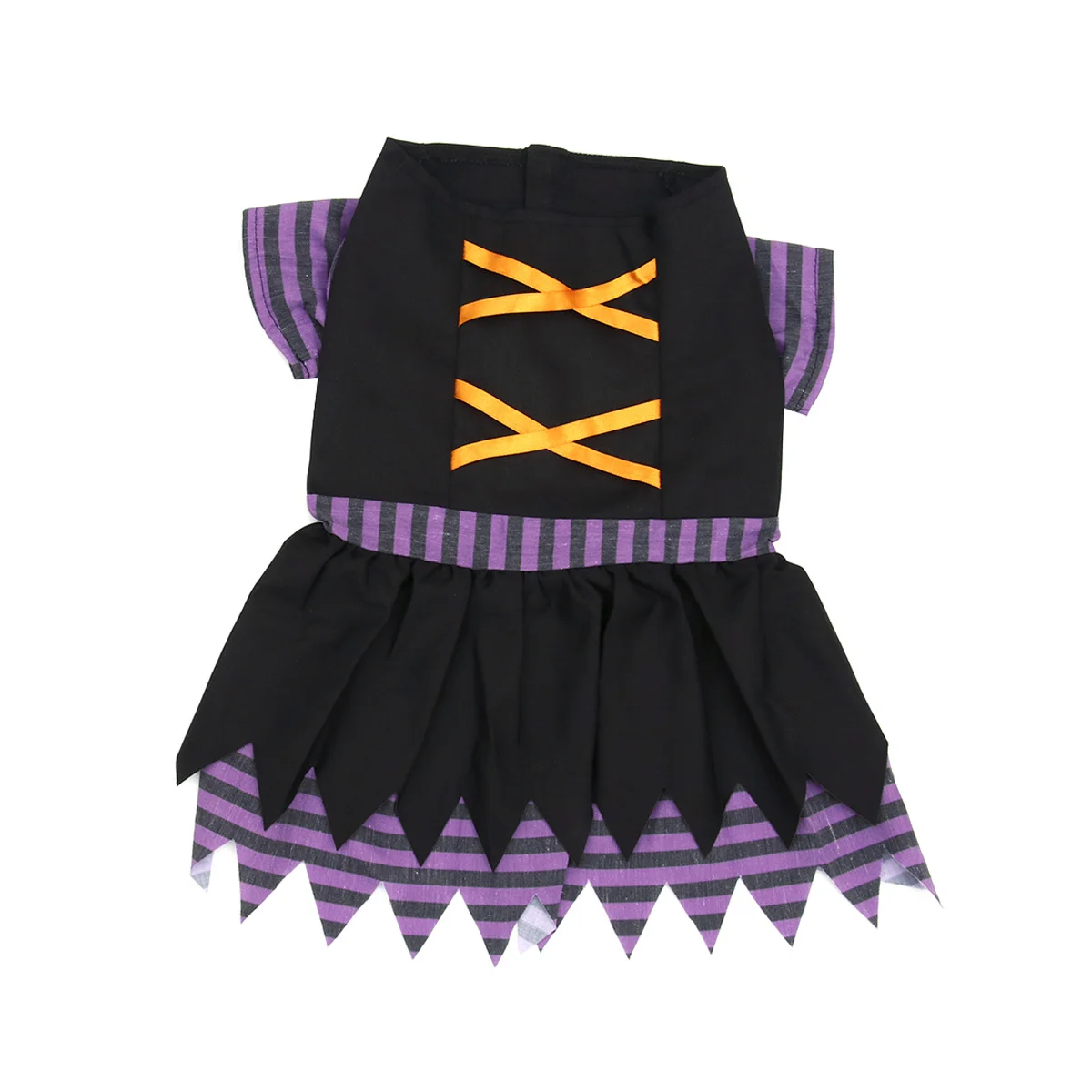

Halloween Pet Witch Outfit Dog Clothes Size Xl Durable Polyester Comfortable Puppy Costume for Outdoor Party Photo Shoot