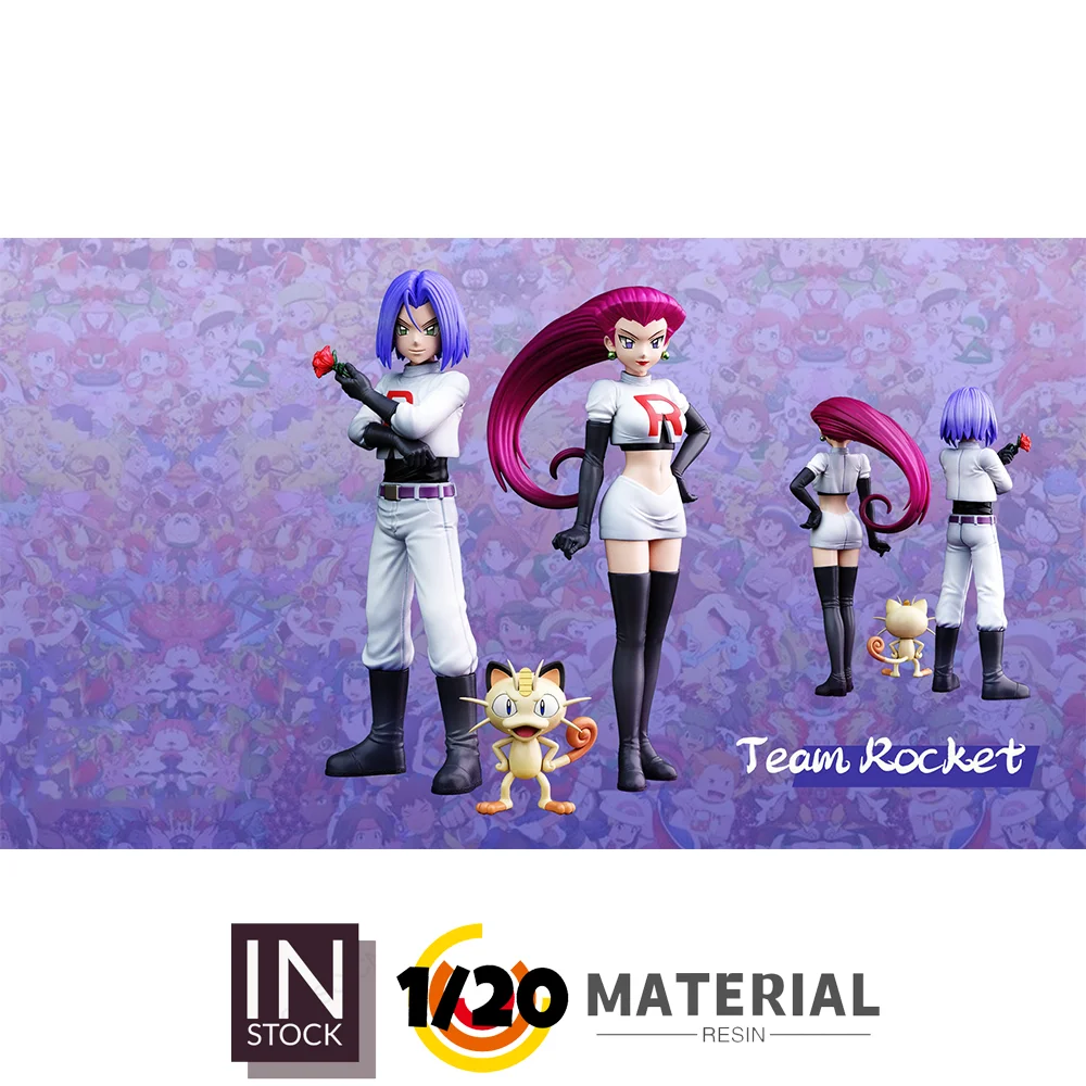 [IN STOCK] 1/20 Resin Figure [UING] - Jessie & James & Meowth