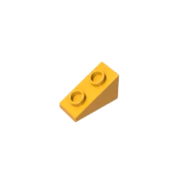 Gobricks GDS-90264 1x2x1 beveled brick children's DIY Educational Building Blocks Technical