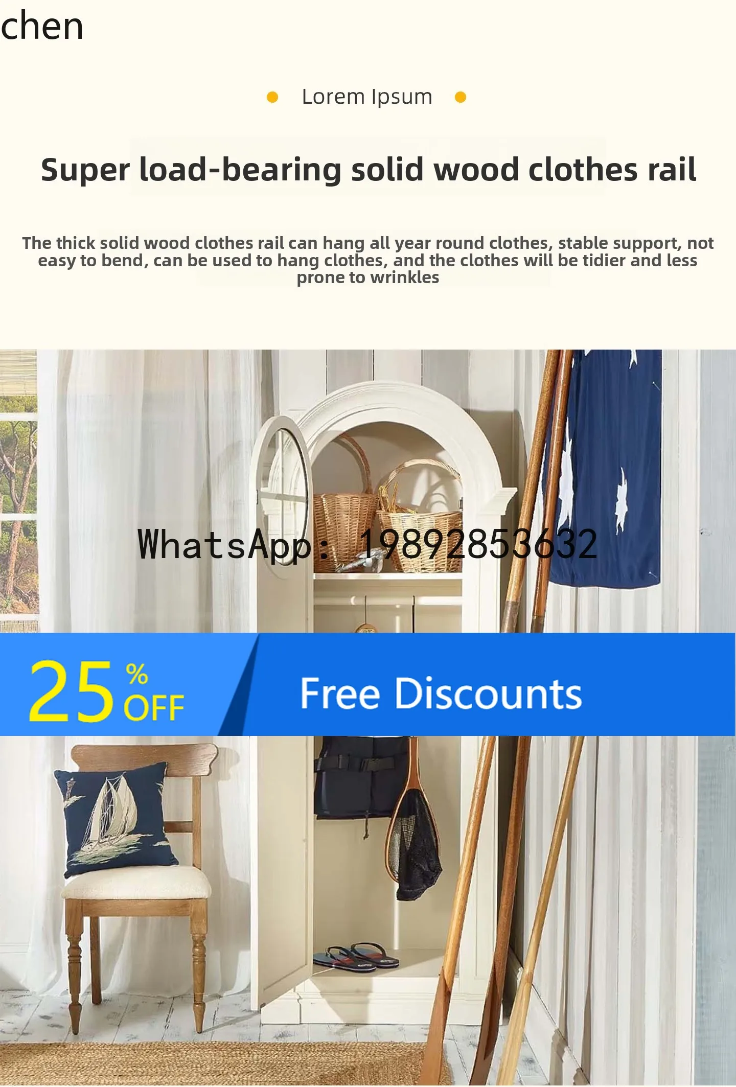 

solid wood home hanging wardrobe bedroom arched wardrobe storage locker