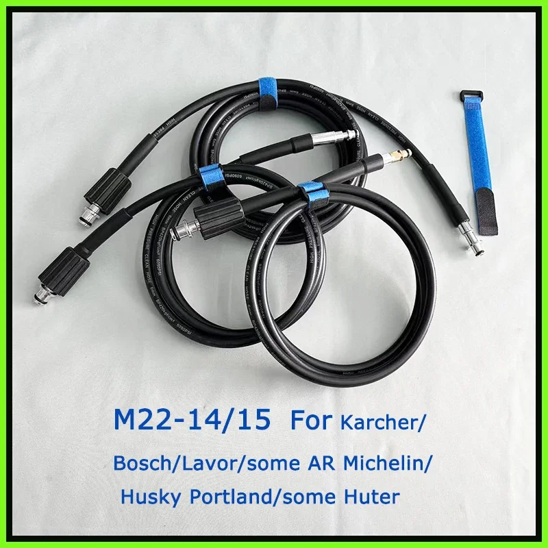 

2~40 Meters High Pressure Washer Hose Car Wash Device High Pressure Washer Gun Pipe M22-Pin 14/15 for Karcher Bosch Lavor