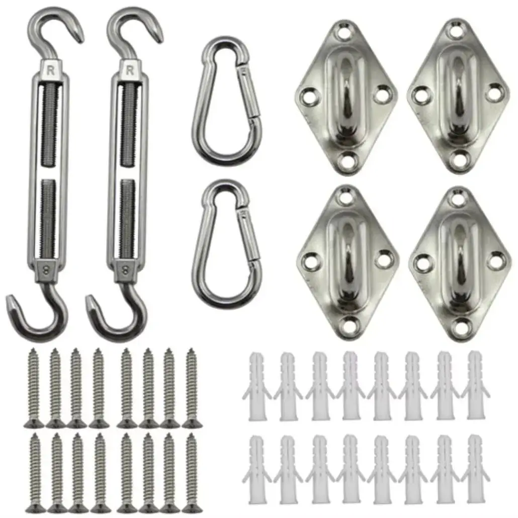 ISURE MARINE 304 Stainless Steel Four-corner Sunshade Accessories Awning 8mm