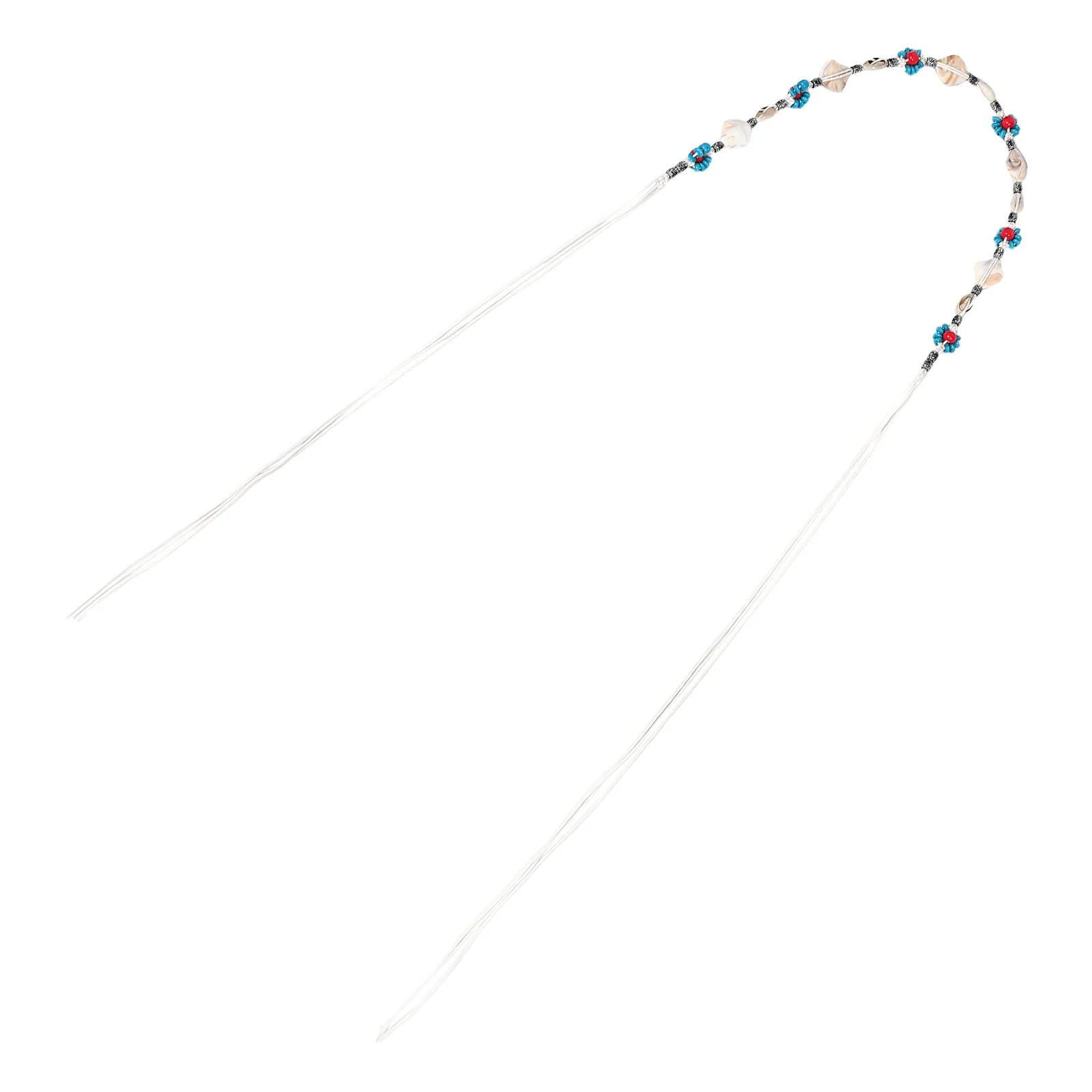 

Boho Braided Waist Belt Handmade with Acrylic Bead Charms Adjustable Knot for Dresses Casual Outfits Women Woven Macrame Belt