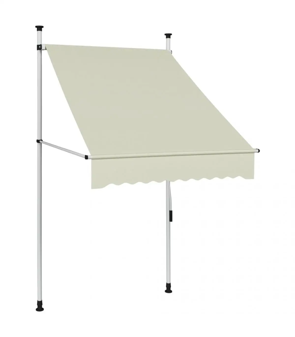 100 cm cream color manual operation retractable awnings