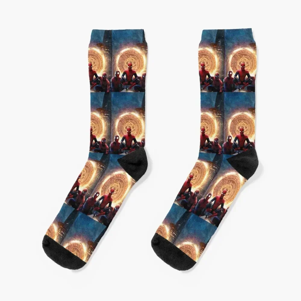 

spidy trio Socks Heating sock professional running with print custom Socks Women Men's
