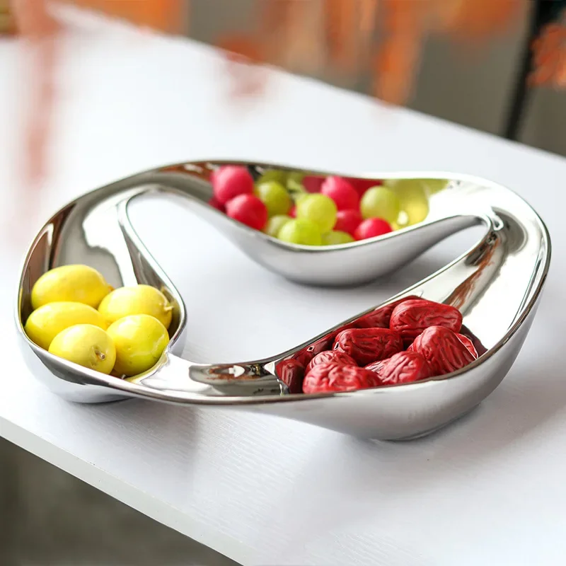 Art dried fruit plate irregular fruit candy fruit snack  hotelplate creative model room exhibition hall decoration