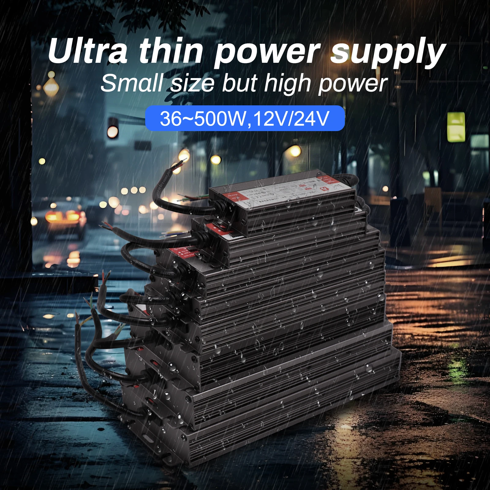 

Водонепроницаемый трансформатор IP67 IP68 Открытый 12 В 24 В Источник питания 110 В 220 В переменного тока DC Светодиодный драйвер 30 Вт 60 Вт 100 Вт 150 Вт 200 Вт 300 Вт 400 Вт 500 Вт