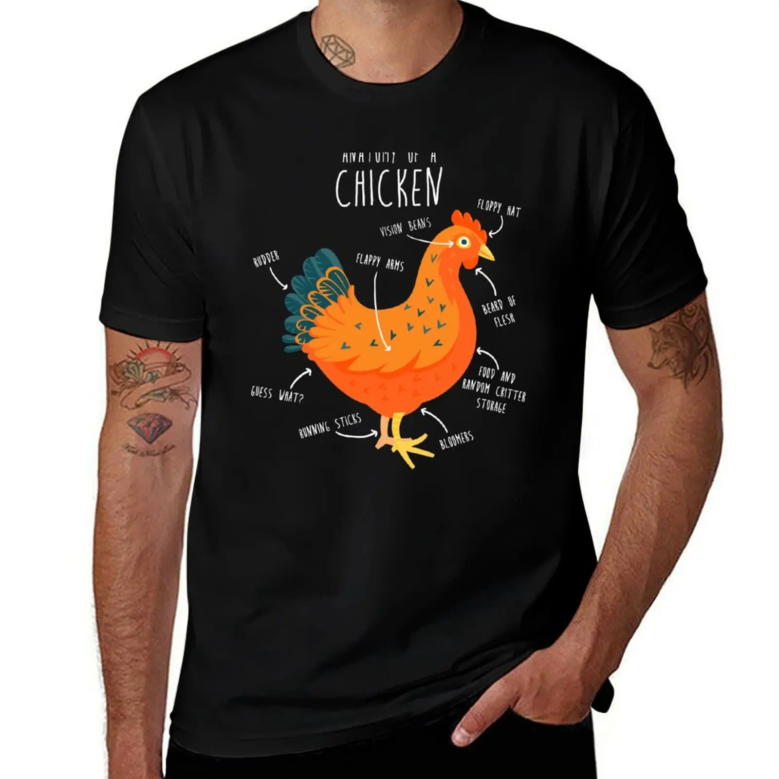 

for t shirts dark Chicken men shirts man shirt t Anatomy t of humor funny T-Shirt man plain a