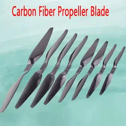 2 Pairs Carbon Fiber Propeller Blade 1255,1355,1455,1555, 8055,9055,1055,1155, 3K For Quadcopter  RC Parts