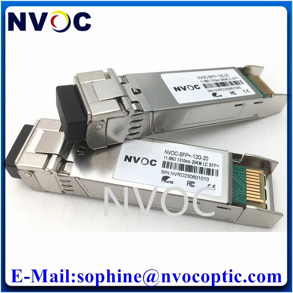 12G SMF 1310nm 10KM 20KM Duplex Dual LC Fiber SDI SFP Video Transceiver Suitable for Blackmagic Design Converter